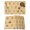Beige, variant on Fall Leaves Rustic Placemats Set of 8 Brown Vintage Farmhouse Pumpkin Place Mats Indoor Wipeable Table Mats Washable Cloth Dining Table Placemats for Kitchen Holiday Party Home Decor 13x19 Inch