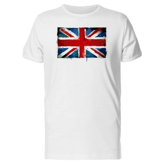 Grungy Uk Flag Tee Men's -Image by Shutterstock