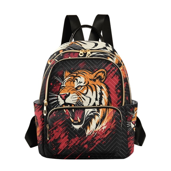Tiger Blood Travel Laptop Backpack Casual Daypack Lightweight Bookbag Compartment for Business