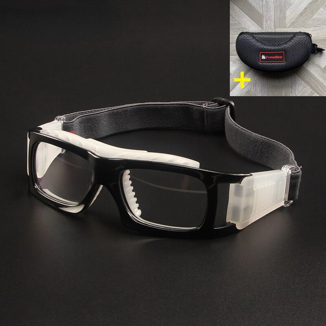 Gafas deportivas graduadas para miopía, gafas anticolisión para fútbol, ciclismo, esquí, baloncesto, gafas de seguridad desmontables, puede poner lentes dioptrías qiuyongming unisex