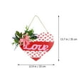 thumbnail image 2 of Valentine's Day Door Hanging Front Door Sign Outdoor Decor Love Cotton Rope Ornament Wedding Party Supplies Home Decoration, 2 of 8