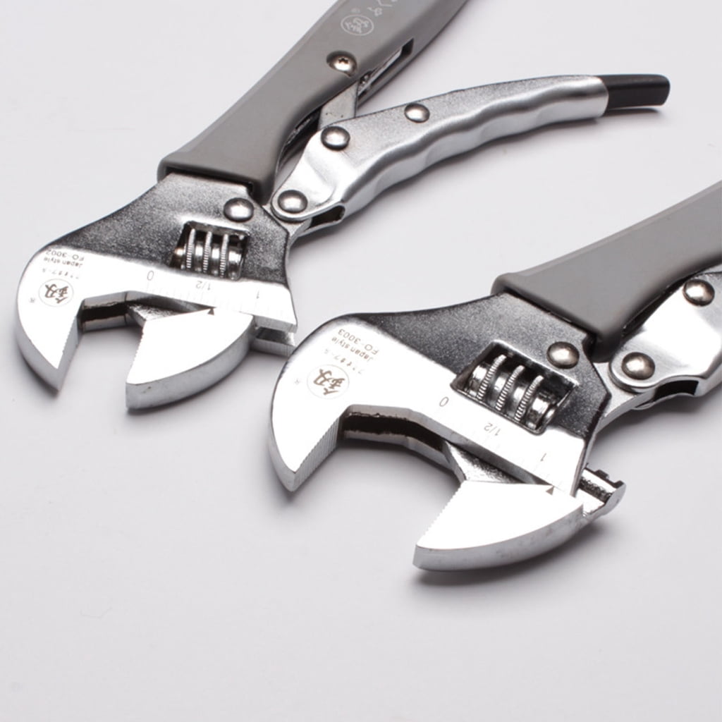10inch Professional DIY Universal Adjustable Wrench Multi-function Long Handle Large Open Monkey Spanner Hand Tools