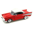 thumbnail image 1 of 1957 Chevy Bel Air, Red - Showcasts 73228 - 1/24 scale Diecast Model Toy Car (Brand New, but NOT IN BOX), 1 of 1