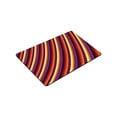thumbnail image 2 of CADecor Glossy Colorful Gradient Stripes Indoor/Outdoor Doormat Decor Rug 30x18 inches, 2 of 2