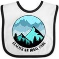 thumbnail image 3 of Inktastic Glacier National Park Montana Mountains Boys or Girls Baby Bib, 3 of 4