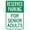 Warning Sign 3, variant on Reserved Parking for Senior Adults Sign 8"x12" - Security Metal Wall Decor for Church Lot, Retail Parking, Senior Center, Yard Street Road Home Caution