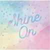 IRIDESCENT PARTY SHINE ON BEVERAGE NAPKINS, 16 CT