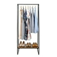 thumbnail image 3 of Sesslife Hanging Closet Shelves with Shelves, Clothing Storage Organizer, Open Bedroom Wardrobe Closet, Easy Assemble for Large Storage, 3 of 10