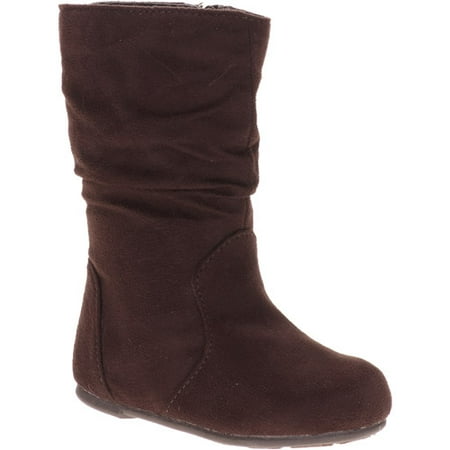 Toddler Girls' Frenchy Slouch Faux-Suede Boots