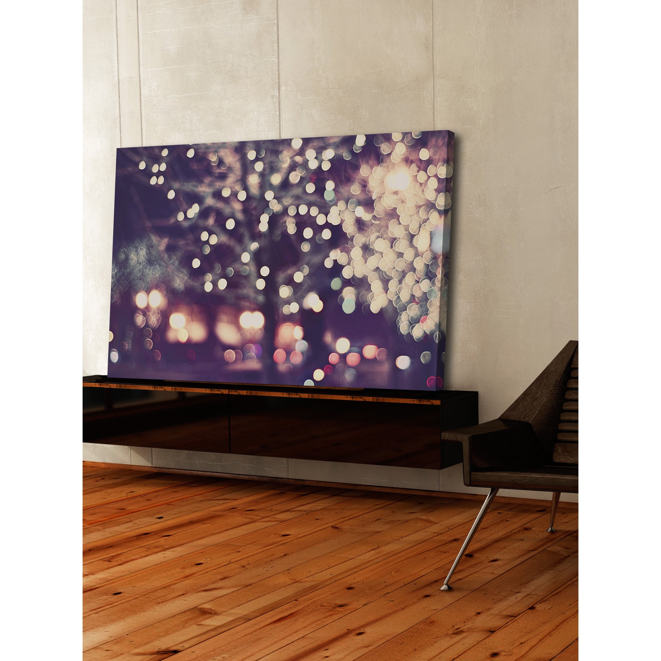 Marmont Hill "Christmas Night" Painting Print on Wrapped Canvas