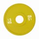 thumbnail image 2 of Disco de peso fraccional, disco de cambio pequeño, discos de barra fáciles de almacenar, entrenamiento Amarillo 15 kg, 2 of 9