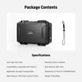 thumbnail image 6 of Neewer AC022 Hard Case for DJI Pocket 3 & Combo – IP67 Waterproof, Shockproof with 17-Slot Foam, Fits Accessories, 6 of 7