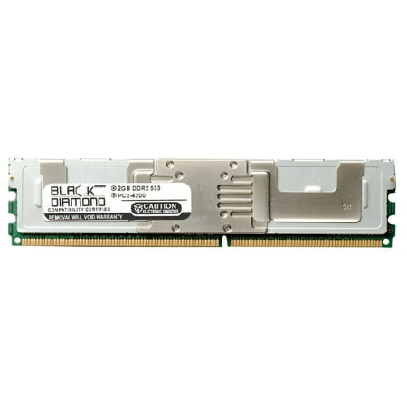 2GB RAM Memory for Micro PowerSpec Server 200 240pin PC2-4200 DDR2 FBDIMM 533MHz Black Diamond Memory Module Upgrade