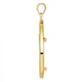 thumbnail image 2 of 14k Yellow Gold Lightweight Teardrop Prong Setting Coin Bezel Pendant Mounting - Fits 22mm, 2 of 4