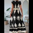 thumbnail image 4 of Vestidos de Verano para Mujer 2025, Vestidos Casuales con Mangas con Volantes, Vestidos de Playa Bohemios, Vestidos Negros L, 4 of 6