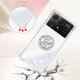 thumbnail image 3 of Funda para Xiaomi Poco X6 Pro 5G con Brillo Líquido Flotante, Purpurina, Parachoques y Anillo Giratorio Soporte, 3 of 5