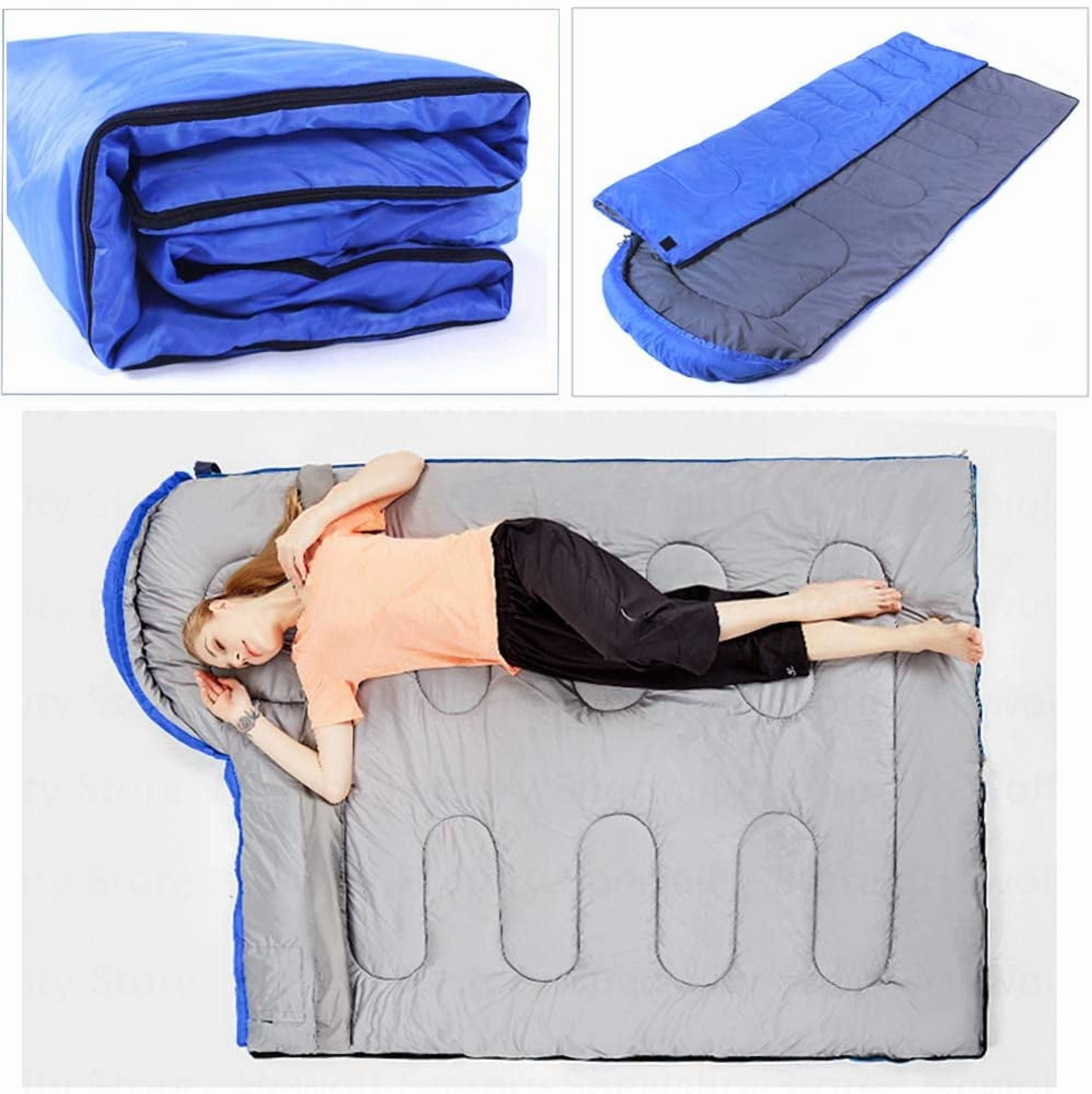 Sleeping Bag, Lightweight 3 Season Weather Sleep Bags for Kids Adults Girls Women, Microfiber Filled 5-20 Degree for Backpacking/Hiking/Camping/Mountaineering with Compression Sack