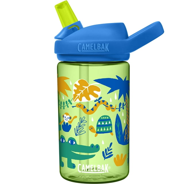 Botella de agua CamelBak eddy+ Kids de 400 ml con tapa con pajita a prueba de fugas