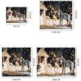 thumbnail image 3 of Tapiz de pared de Navidad Decoración colgante de pared Muñeco de nieve Papá Noel Árbol de Navidad Elemento Impresión digital Tapiz Ropa de cama Tapiz Dormitorio Sala de estar Estilo Sailing Electrónica, 3 of 4
