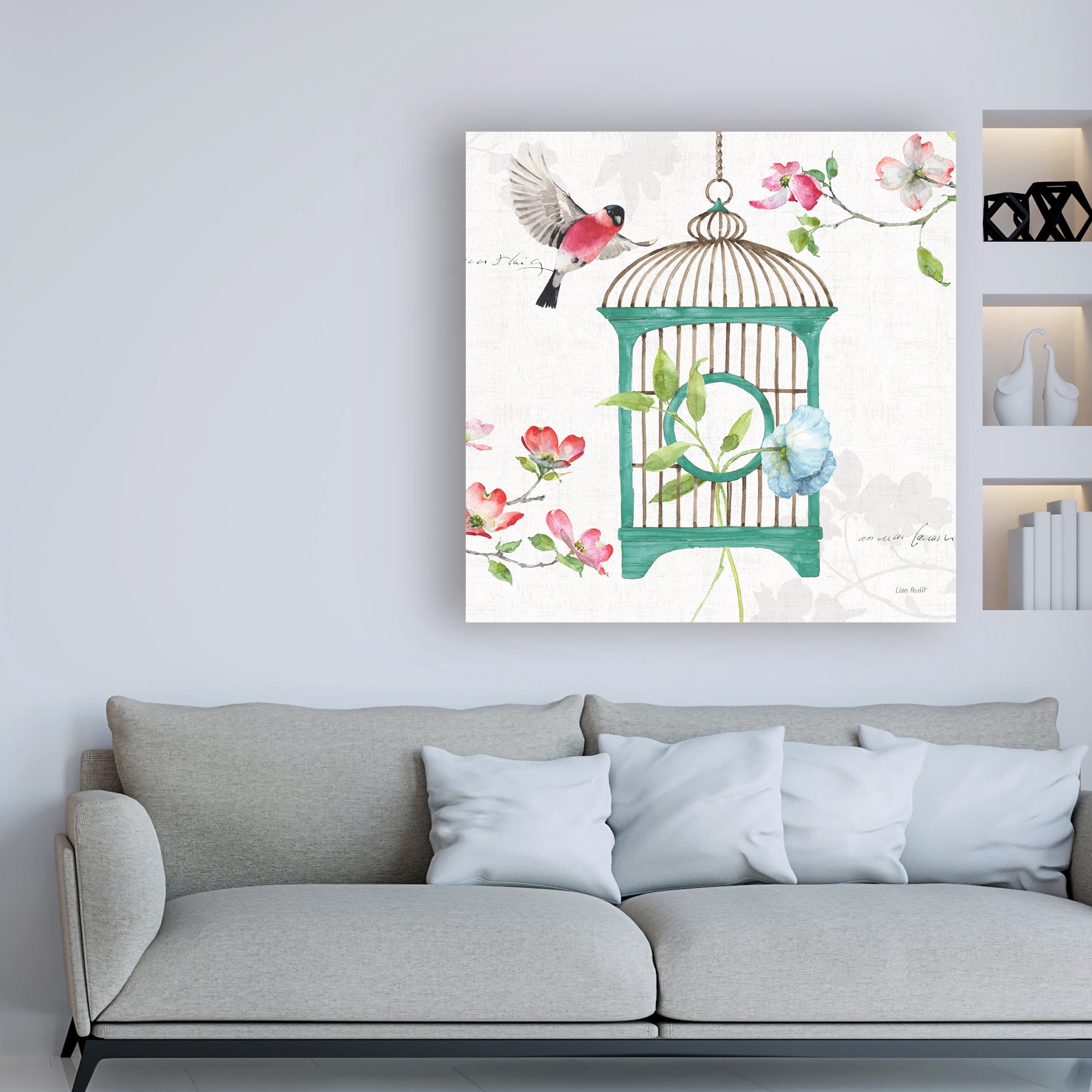 Trademark Fine Art 'Dogwood Garden VII' Canvas Art by Lisa Audit