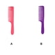 thumbnail image 4 of Guardurnaity Peine de dientes cerrados, cepillo de estilismo DIY, peine curvo reutilizable, accesorios de barbero, herramienta de peluquería, mango Cuidado del cabello Rosado, 4 of 6