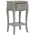 thumbnail image 2 of SAFAVIEH Thelma Solid Rustic End Table with Storage Drawer, Dark Teal, 2 of 5