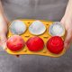 thumbnail image 5 of Juego de moldes de hielo 3 en 1 de 6 celdas: formas de esfera y rosa, bandejas de silicona para whisky, cócteles y licores - fácil liberación, perfecto para bares en casa, fiestas y regalos para, 5 of 6