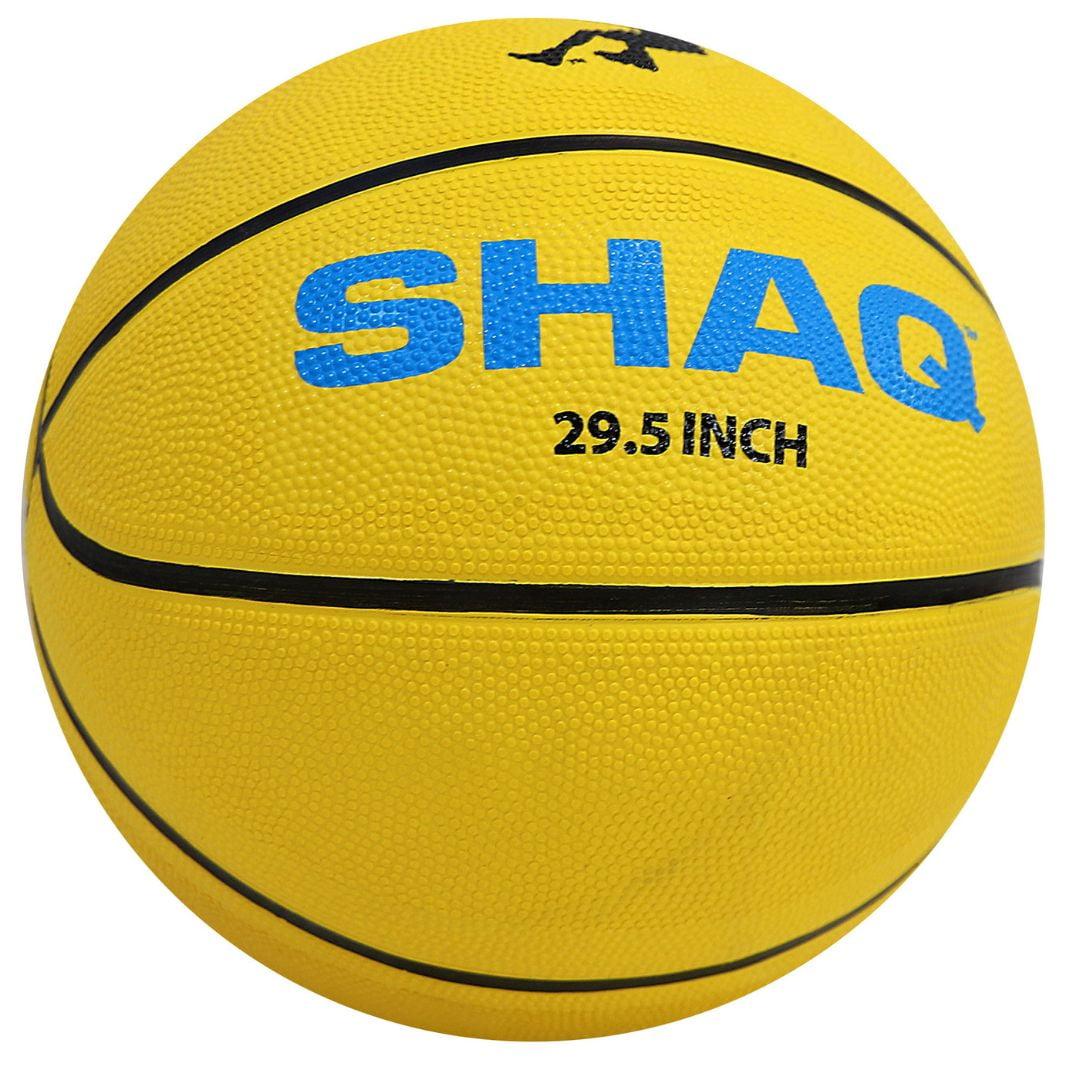 SHAQ Official Size 7 Basketball 29.5" for Indoor Basketball Durable High Performance Indoor Outdoor Basketball Street Court Youth Basketball Equipment
