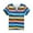 Light Blue, variant on Liyamei Summer New Striped Short Sleeve T Shirt For Boys Cute Kids' Top For Toddler Boy Clothing Boys T-Shirts Size 2-3 Years