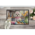 thumbnail image 2 of Decorating Easter Yorkshire Terrier Doormat, 2 of 5