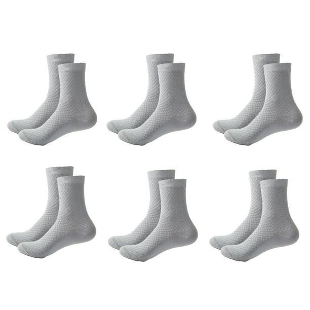 Calcetines de Fibra Calcetines de Hombre Calcetines de Tubo Medio Calcetines Casual de Negocios Absorbentes Transpirables Calcetines de Comercio Exterior para Hombre