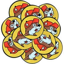 Gas Station Beaver Bucey Texas Silicone Focal Bead 12 Pack Travel Stop Mascot for Freshie Hanger Cardstock Rounds Beadable Makeup Brushes Charms Southern Icon Beaded Pens