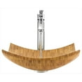 thumbnail image 2 of The MR Direct 892 Bamboo Vessel Sink with 726 Faucet and Pop-Up Drain in Chrome, 2 of 2