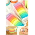 thumbnail image 2 of MRLESS 10 Rainbow Washi Tape Set - Gift Wrapping & Crafting Collection, 2 of 5