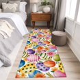 thumbnail image 5 of Easter Colorful Eggs Area Rugs Collection 2'x6', Farmhouse Floral Polka Dot Non Slip Indoor Rectangle Throw Runner Rug Floor Mat Carpet for Living Room Dining Table Bedroom Nursery, 5 of 9