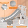 thumbnail image 3 of Toddler Slide, Ronipic 3 in 1 Slide for Kids, Freestanding Game Slide with Extra Long Slipping Slope and Basketball Hoop, Kids Slide Climber Set for Indoor Outdoor Ideal Gift Toys for Boys and Girls, 3 of 7