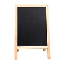 OFFIGAM Mini Wooden Letter Board for Decoration Sturdy Black Erasable DoubleSided Desktop Chalkboard 9 x 12 Inches