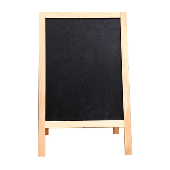OFFIGAM Mini Wooden Letter Board for Decoration Sturdy Black Erasable DoubleSided Desktop Chalkboard 9 x 12 Inches