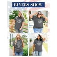 thumbnail image 7 of Anbech Christian Shirts Women Faith T Shirts Plus Size Graphic Shirts Oversized Short Sleeve Loose Tee, 7 of 7