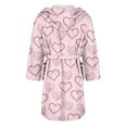 thumbnail image 5 of BILIKEYU Valentine's Day Women's Sleepwear Set Fleece Cozy Red Love, 5 of 5