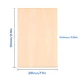 thumbnail image 4 of 20 piezas manualidades hojas de capas Diy Decro Ps Balsa juguetes tallado placa Fo, 4 of 5
