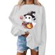 thumbnail image 1 of Heisall Womens Sweatshirts Round Neck Long Sleeve Autumn Winter Casual Pullover Halloween Print Tops, 1 of 4