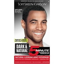 Softsheen Carson Dark Natural 5 Minute Permanent Haircolor, Natural Black, Pack of 12