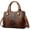 Brown, variant on Women Satchel Handbags and Purse Designer Embossed Crocodile Pattern Leather Top Handle Totes Shoulder Bags for Ladies