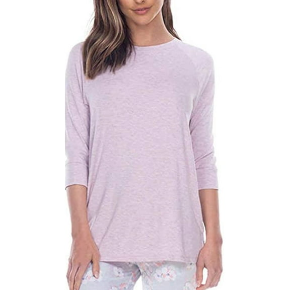 Honeydew Womens Solid Pajama Top Only, 1-Piece Size Small Color Purple