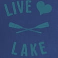 thumbnail image 2 of CafePress - Live Love Lake - Maternity Dark T-Shirt, 2 of 3