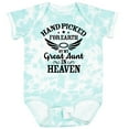 thumbnail image 3 of Inktastic Handpicked for Earth by My Great Aunt in Heaven Boys or Girls Baby Bodysuit, 3 of 5