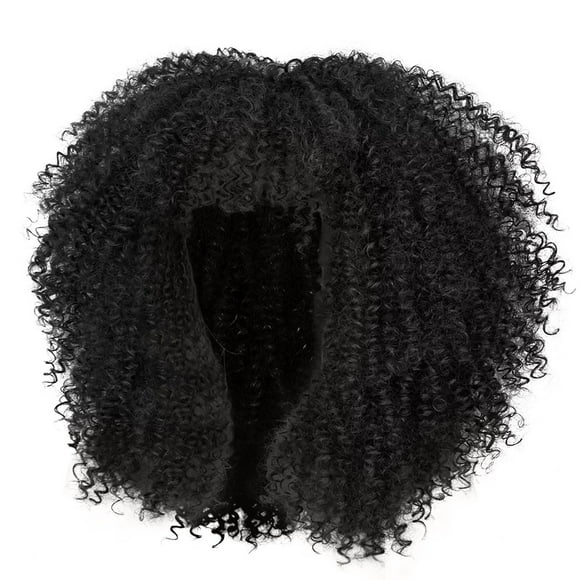 VOKE 16 Inch Short Hair Weird Curly Wig With For Lolita Synthetic Natural Glue Brown Mixed Blonde Wig Hair Clip for Thin Hair Hair Sprays for Women Curl Defining Hair Products Small Hair Rollers Hair