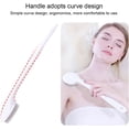 thumbnail image 3 of GIXUSIL Silicone Back Scrubber for Shower, Gray Back Washer Brush Long Handle with Soft Bristles, Bath Body Shower Exfoliator Brush for Men and Women, BPA Free, Non-Slip, 3 of 8