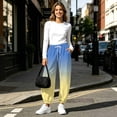 thumbnail image 6 of SeekIslan Women's Ombre Jogger Pants with Drawstring Waist for Trendy Workout and Daily Activewear, 6 of 9